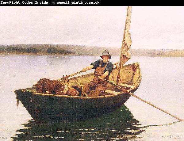 Picknell, William Lamb Man in a Boat